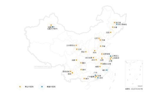 普瑞眼科地区分布图